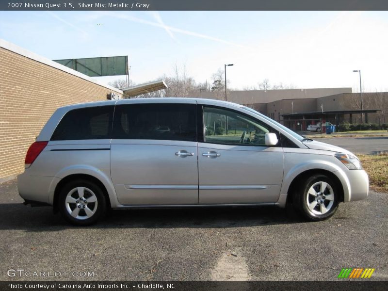 Silver Mist Metallic / Gray 2007 Nissan Quest 3.5