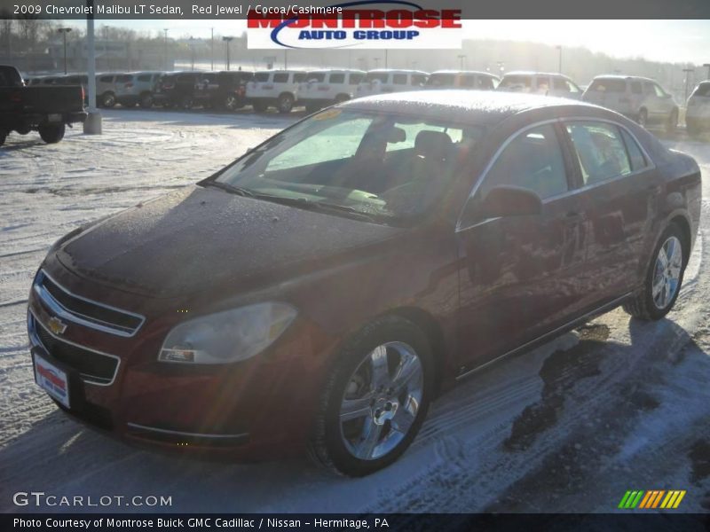 Red Jewel / Cocoa/Cashmere 2009 Chevrolet Malibu LT Sedan