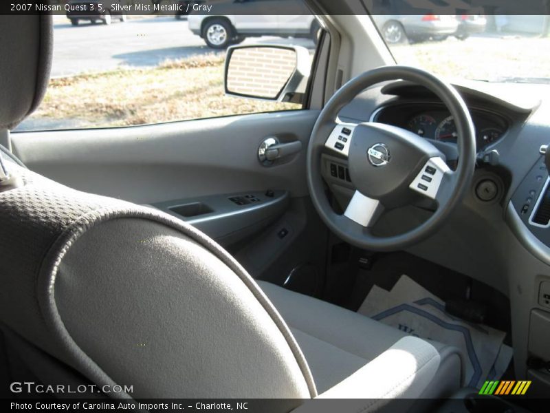 Silver Mist Metallic / Gray 2007 Nissan Quest 3.5