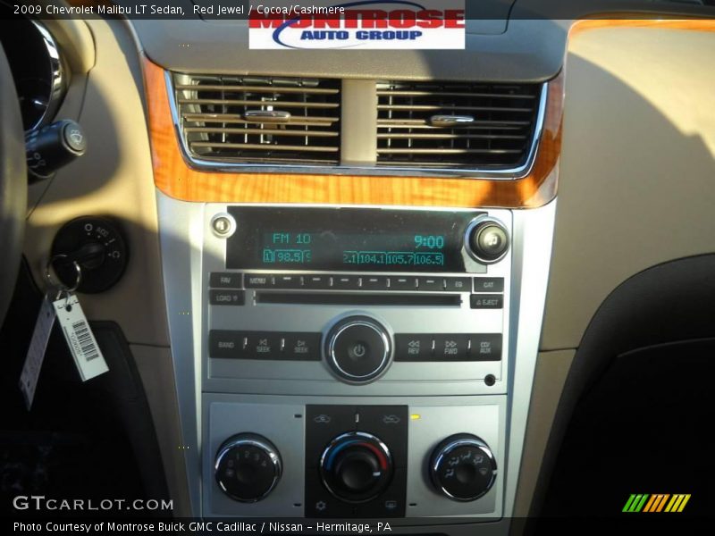 Red Jewel / Cocoa/Cashmere 2009 Chevrolet Malibu LT Sedan