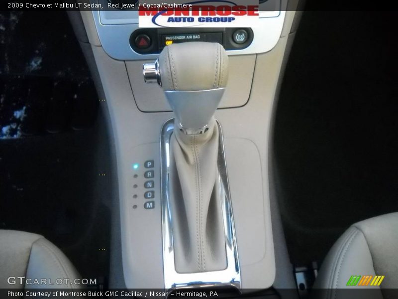 Red Jewel / Cocoa/Cashmere 2009 Chevrolet Malibu LT Sedan
