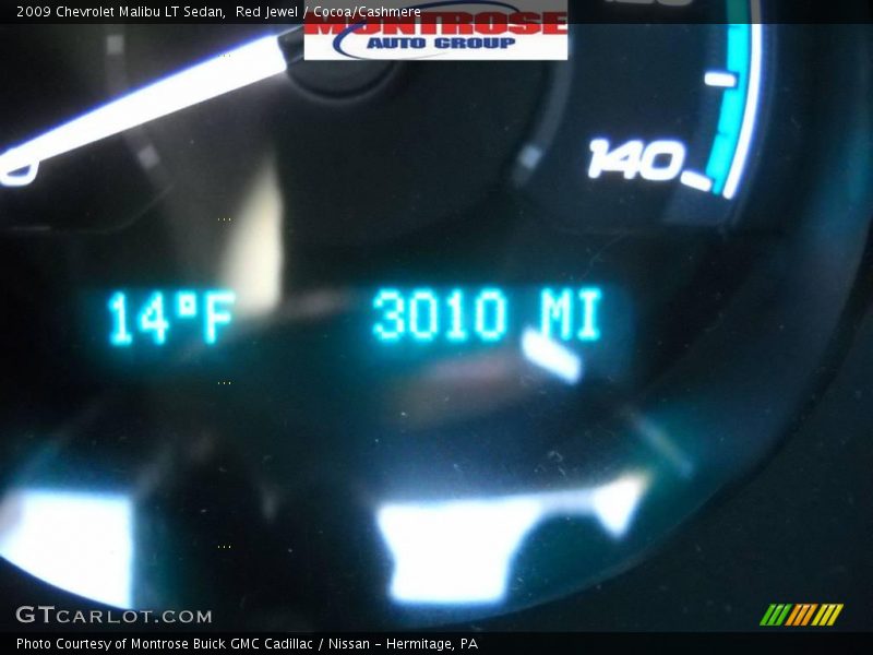 Red Jewel / Cocoa/Cashmere 2009 Chevrolet Malibu LT Sedan