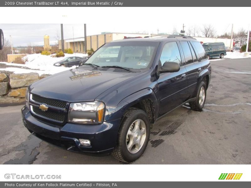 Imperial Blue Metallic / Gray 2009 Chevrolet TrailBlazer LT 4x4