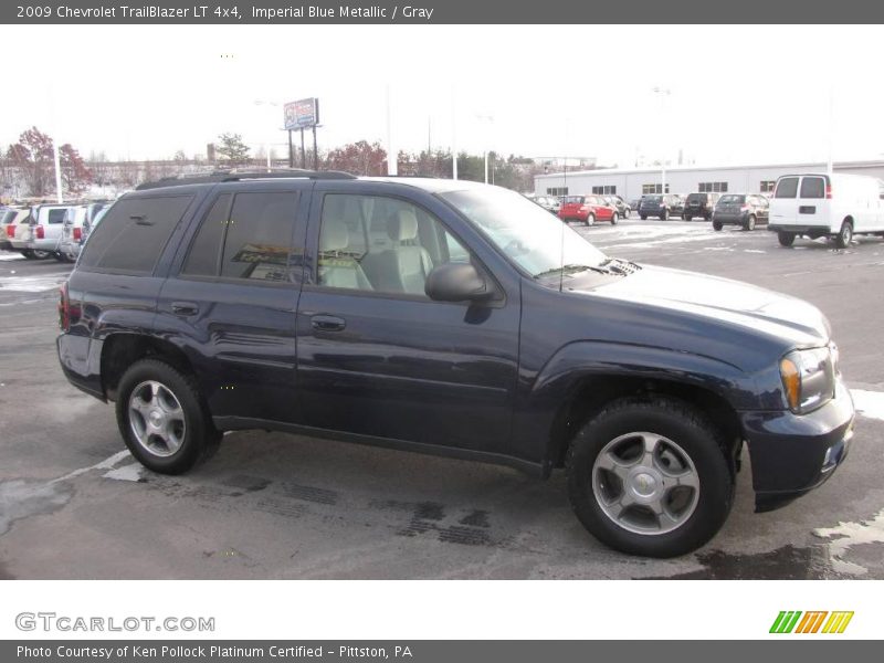 Imperial Blue Metallic / Gray 2009 Chevrolet TrailBlazer LT 4x4