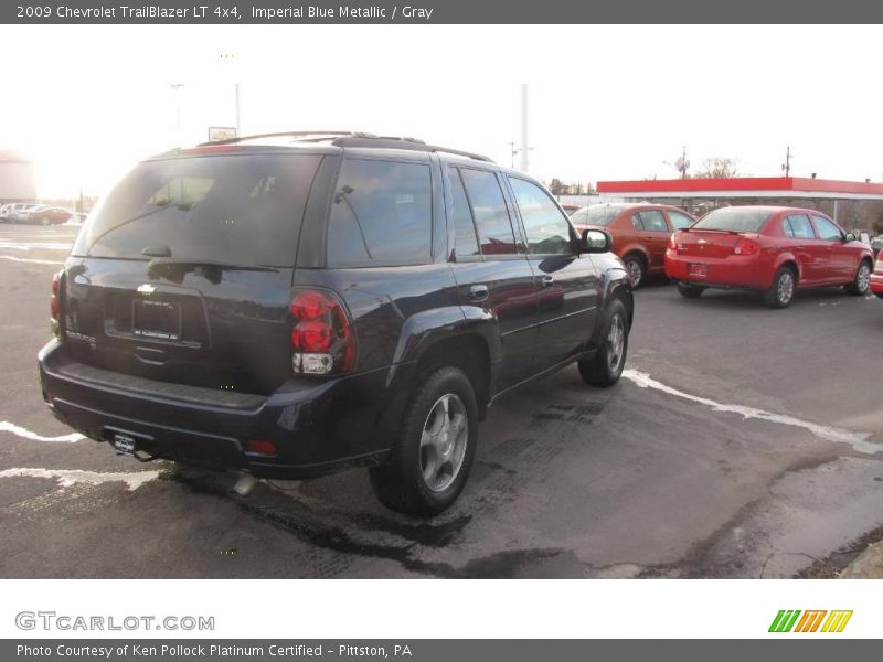 Imperial Blue Metallic / Gray 2009 Chevrolet TrailBlazer LT 4x4