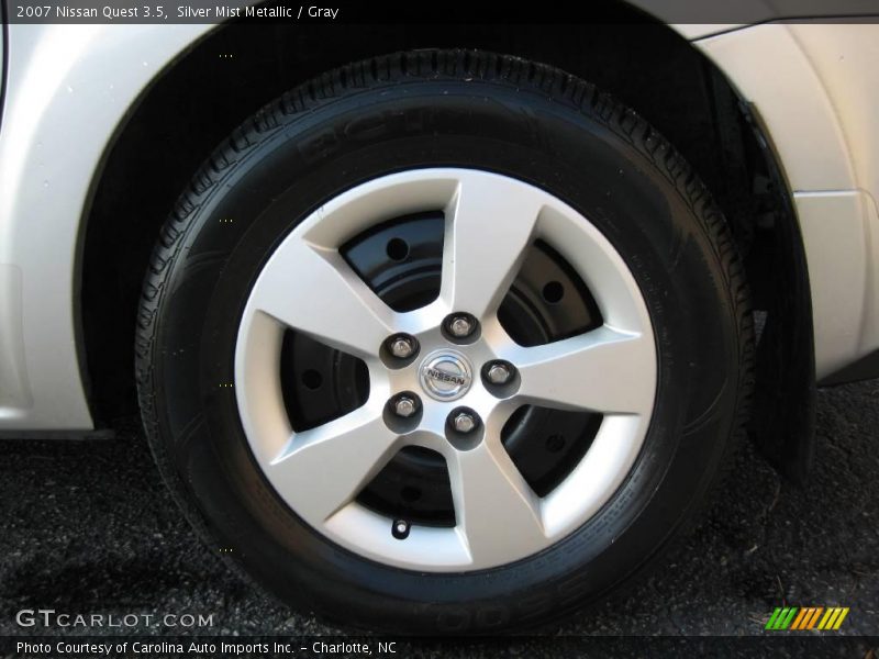 Silver Mist Metallic / Gray 2007 Nissan Quest 3.5