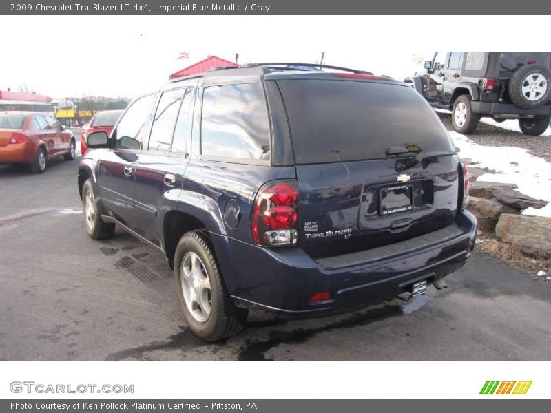 Imperial Blue Metallic / Gray 2009 Chevrolet TrailBlazer LT 4x4
