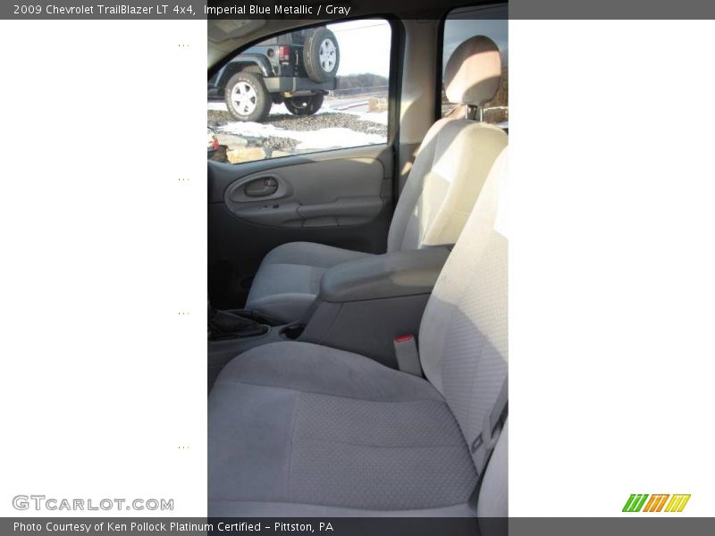 Imperial Blue Metallic / Gray 2009 Chevrolet TrailBlazer LT 4x4