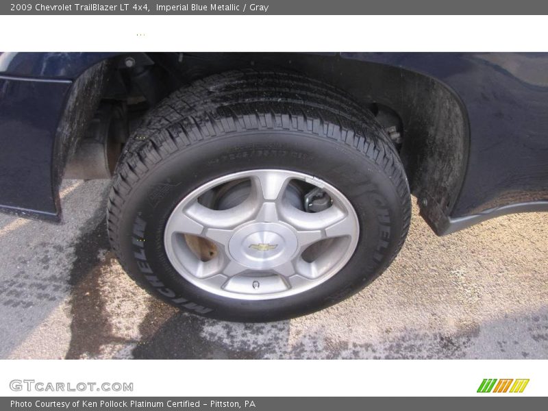 Imperial Blue Metallic / Gray 2009 Chevrolet TrailBlazer LT 4x4