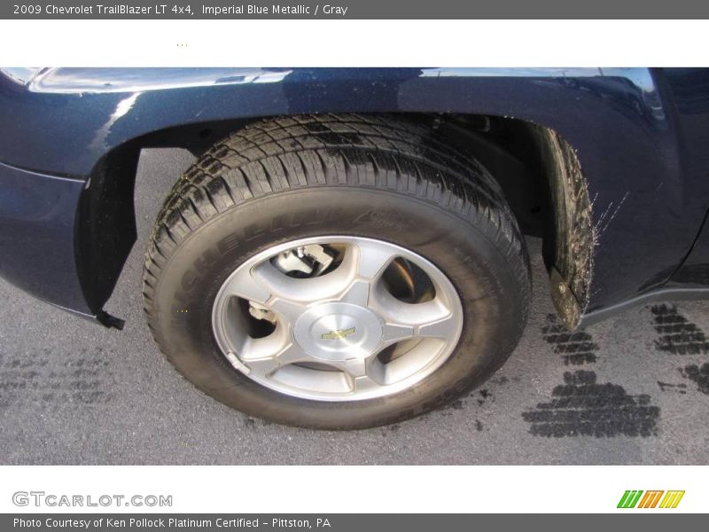 Imperial Blue Metallic / Gray 2009 Chevrolet TrailBlazer LT 4x4
