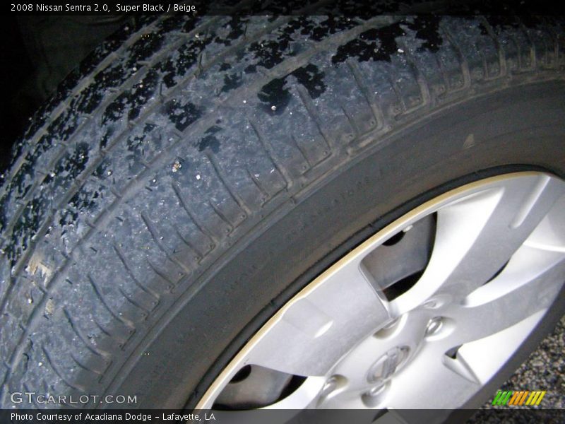 Super Black / Beige 2008 Nissan Sentra 2.0