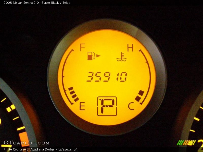 Super Black / Beige 2008 Nissan Sentra 2.0