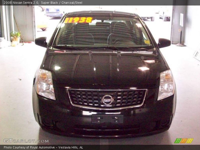 Super Black / Charcoal/Steel 2008 Nissan Sentra 2.0