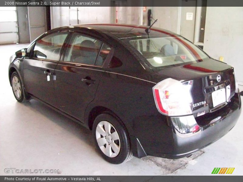 Super Black / Charcoal/Steel 2008 Nissan Sentra 2.0