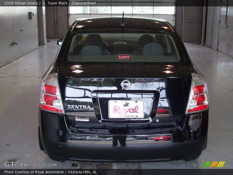 Super Black / Charcoal/Steel 2008 Nissan Sentra 2.0
