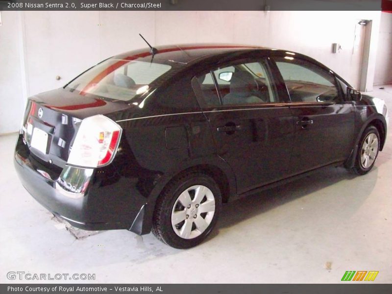 Super Black / Charcoal/Steel 2008 Nissan Sentra 2.0
