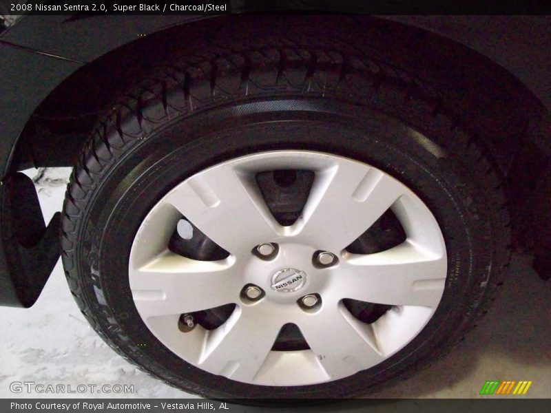 Super Black / Charcoal/Steel 2008 Nissan Sentra 2.0