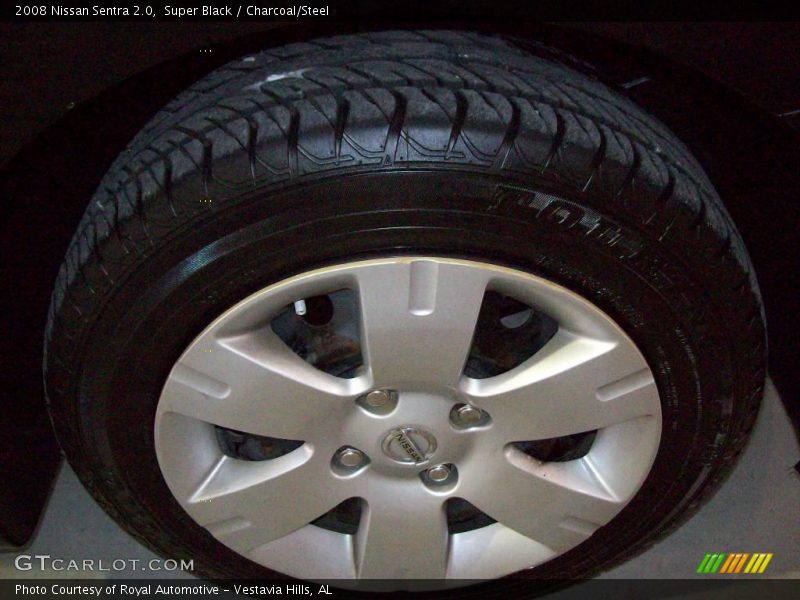 Super Black / Charcoal/Steel 2008 Nissan Sentra 2.0