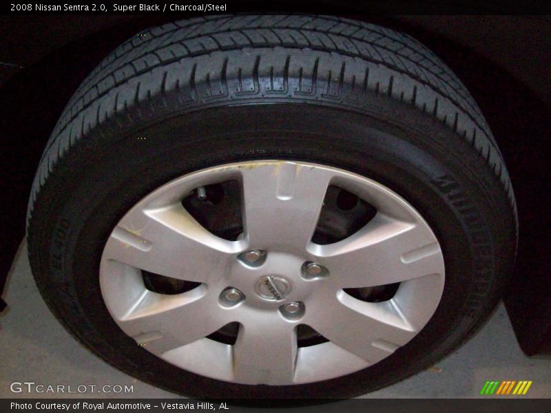 Super Black / Charcoal/Steel 2008 Nissan Sentra 2.0