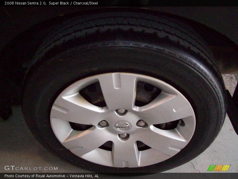 Super Black / Charcoal/Steel 2008 Nissan Sentra 2.0