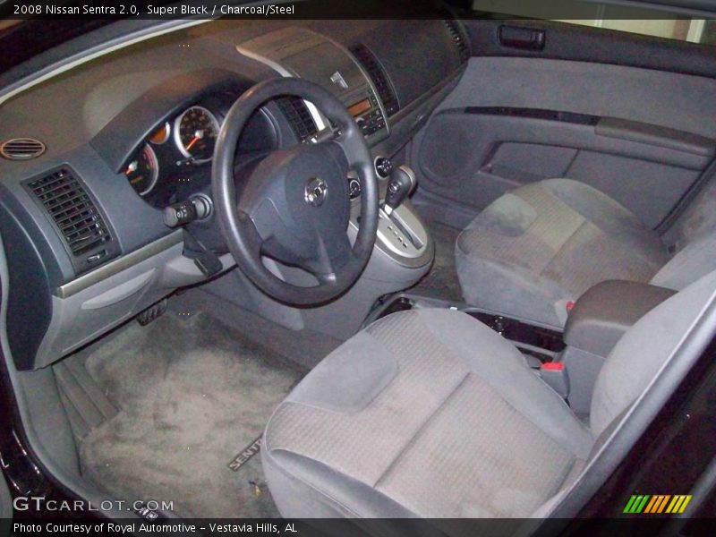 Super Black / Charcoal/Steel 2008 Nissan Sentra 2.0
