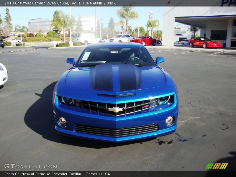 Aqua Blue Metallic / Black 2010 Chevrolet Camaro SS/RS Coupe