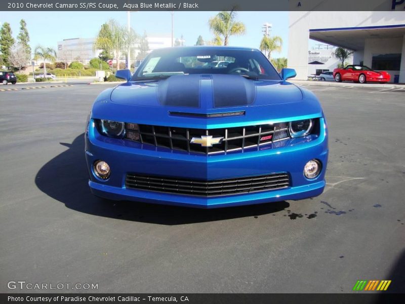 Aqua Blue Metallic / Black 2010 Chevrolet Camaro SS/RS Coupe