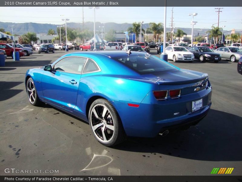 Aqua Blue Metallic / Black 2010 Chevrolet Camaro SS/RS Coupe