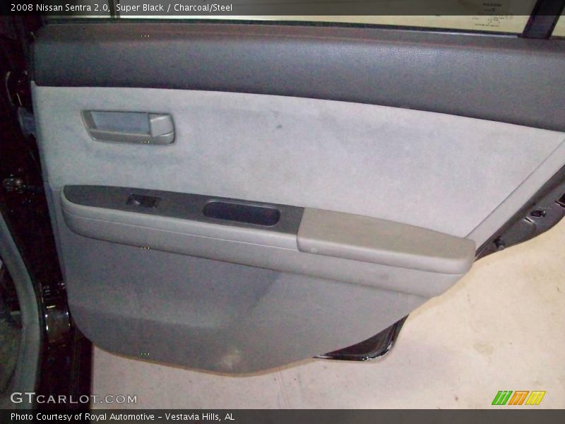 Super Black / Charcoal/Steel 2008 Nissan Sentra 2.0