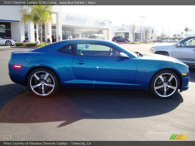 Aqua Blue Metallic / Black 2010 Chevrolet Camaro SS/RS Coupe