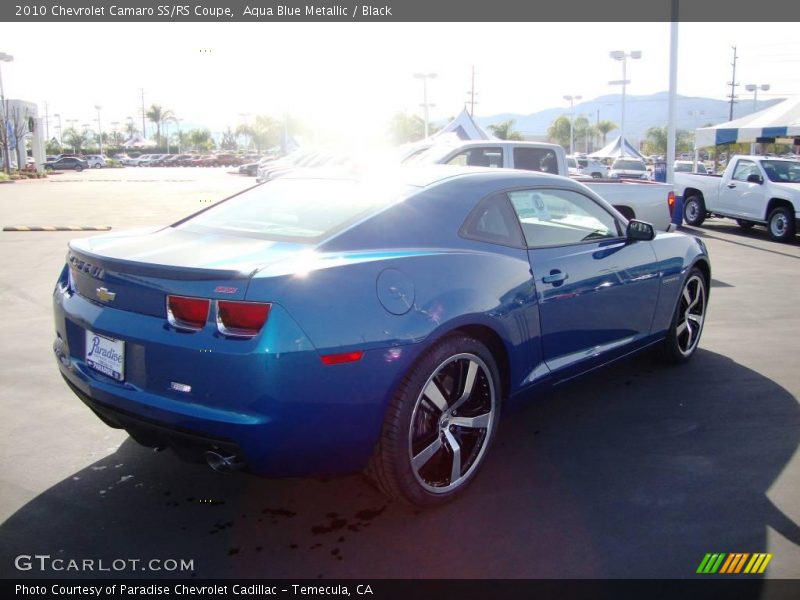 Aqua Blue Metallic / Black 2010 Chevrolet Camaro SS/RS Coupe