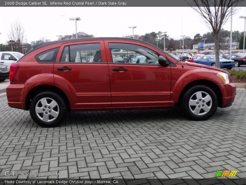 Inferno Red Crystal Pearl / Dark Slate Gray 2008 Dodge Caliber SE