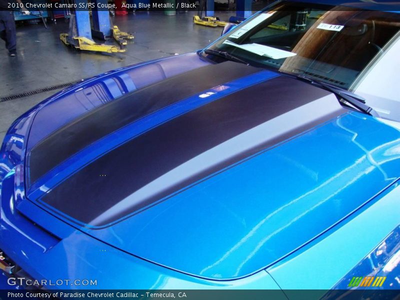 Aqua Blue Metallic / Black 2010 Chevrolet Camaro SS/RS Coupe