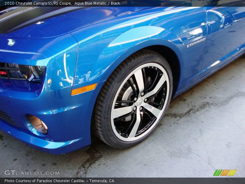 Aqua Blue Metallic / Black 2010 Chevrolet Camaro SS/RS Coupe