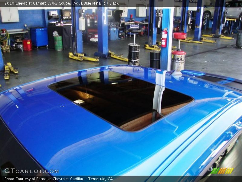 Aqua Blue Metallic / Black 2010 Chevrolet Camaro SS/RS Coupe