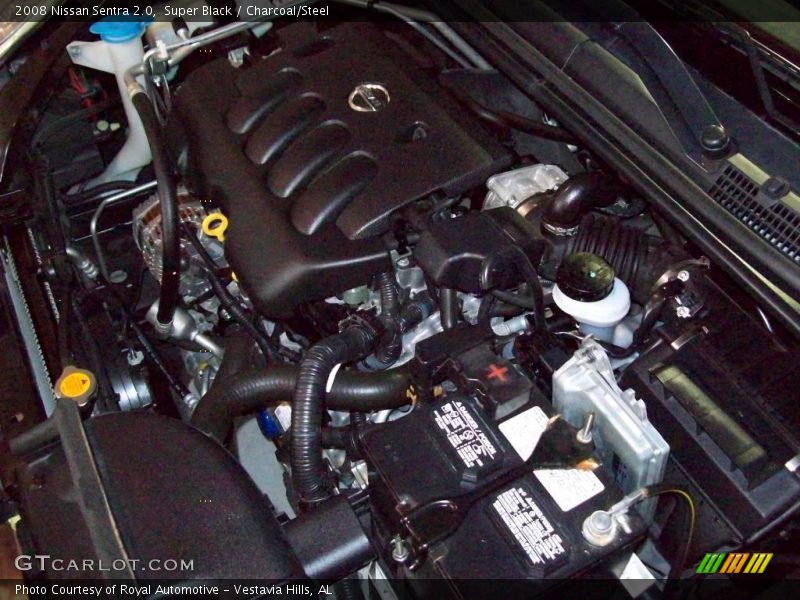 Super Black / Charcoal/Steel 2008 Nissan Sentra 2.0