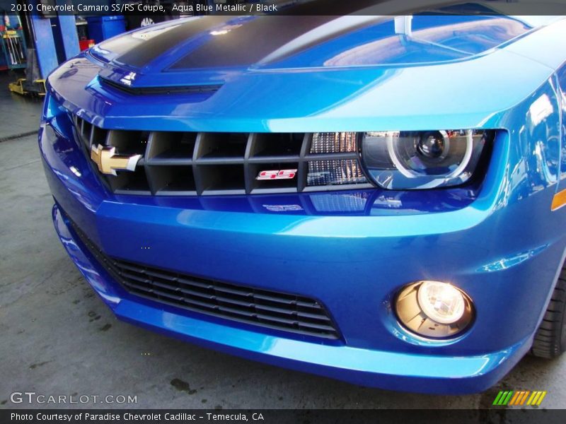 Aqua Blue Metallic / Black 2010 Chevrolet Camaro SS/RS Coupe