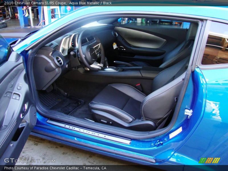 Aqua Blue Metallic / Black 2010 Chevrolet Camaro SS/RS Coupe