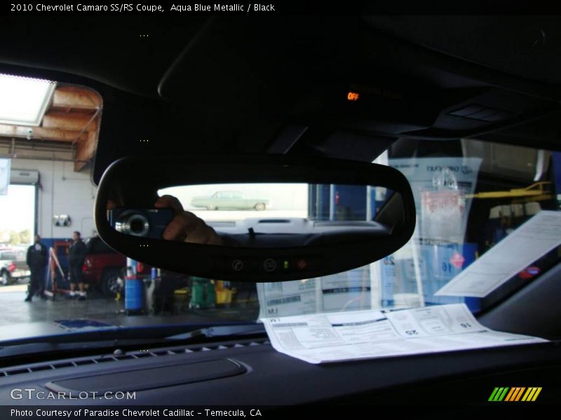 Aqua Blue Metallic / Black 2010 Chevrolet Camaro SS/RS Coupe