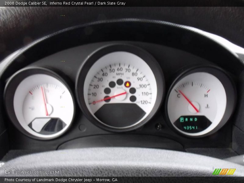 Inferno Red Crystal Pearl / Dark Slate Gray 2008 Dodge Caliber SE