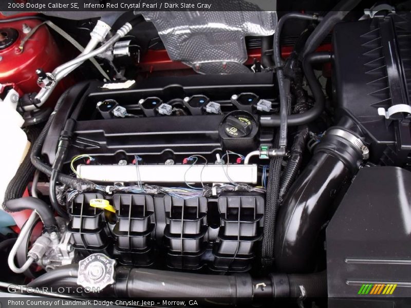 Inferno Red Crystal Pearl / Dark Slate Gray 2008 Dodge Caliber SE