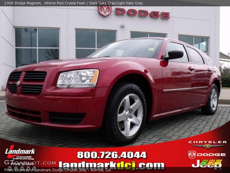 Inferno Red Crystal Pearl / Dark Slate Gray/Light Slate Gray 2008 Dodge Magnum