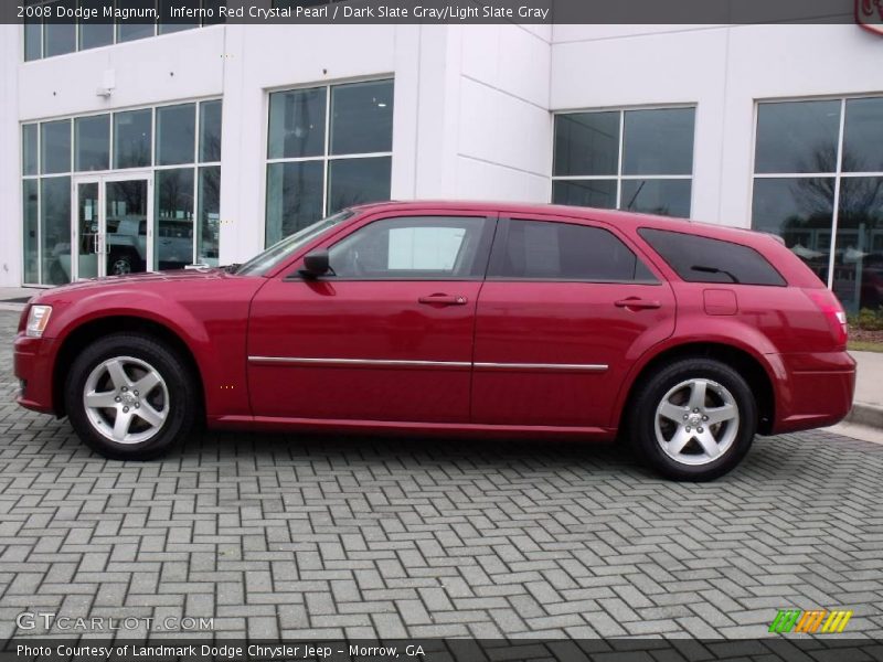 Inferno Red Crystal Pearl / Dark Slate Gray/Light Slate Gray 2008 Dodge Magnum