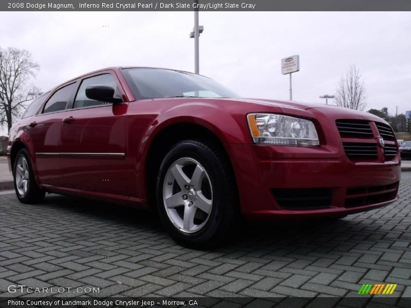 Inferno Red Crystal Pearl / Dark Slate Gray/Light Slate Gray 2008 Dodge Magnum