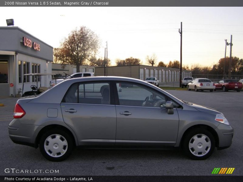 Magnetic Gray / Charcoal 2008 Nissan Versa 1.8 S Sedan