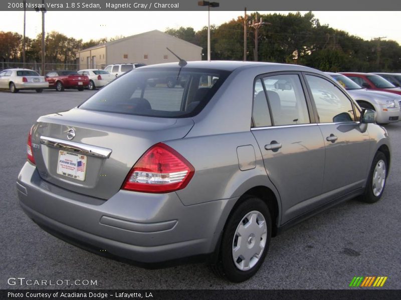 Magnetic Gray / Charcoal 2008 Nissan Versa 1.8 S Sedan