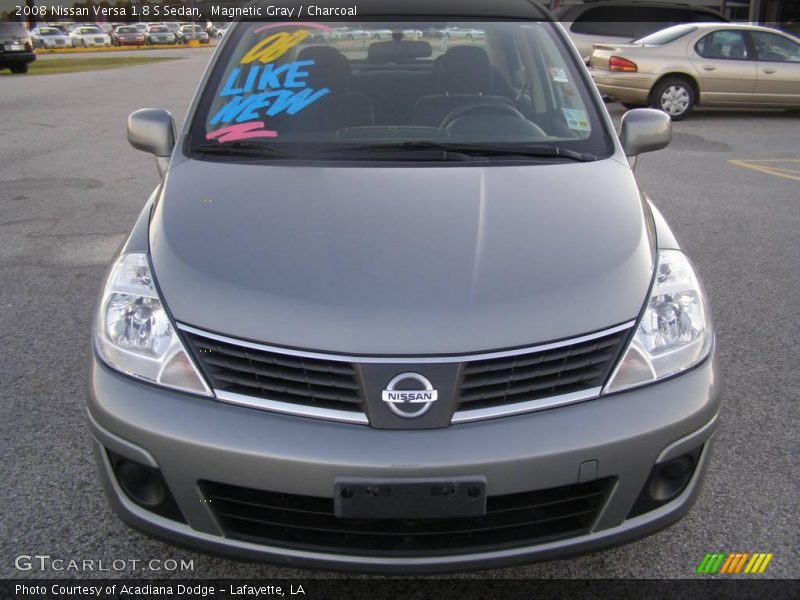 Magnetic Gray / Charcoal 2008 Nissan Versa 1.8 S Sedan