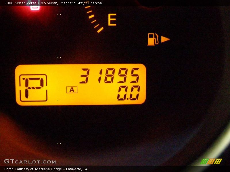 Magnetic Gray / Charcoal 2008 Nissan Versa 1.8 S Sedan