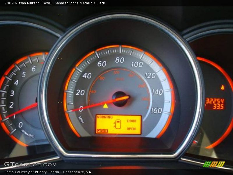 Saharan Stone Metallic / Black 2009 Nissan Murano S AWD