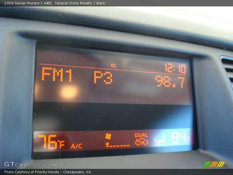 Saharan Stone Metallic / Black 2009 Nissan Murano S AWD